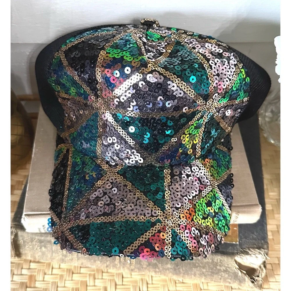 Women's Sequined Baseball Cap